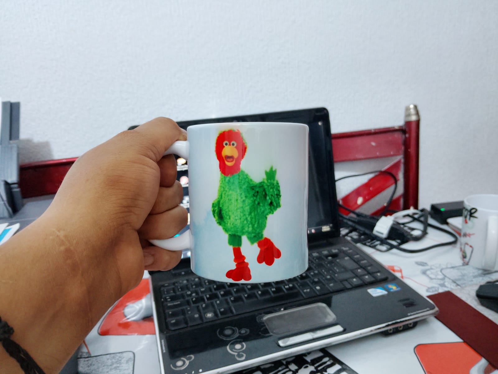 Taza personalizada blanca con impresión